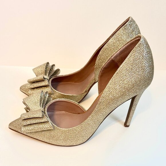 Betsey Johnson - NWOT Prince d'Orsay Bow Pumps- sz. 8 - Picture 5 of 8
